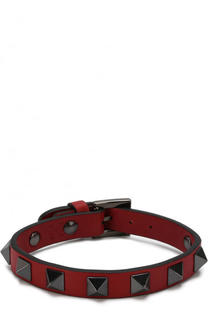 Кожаный браслет Rockstud Valentino