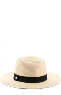 Соломенная пляжная шляпа Fedora с лентой Melissa Odabash