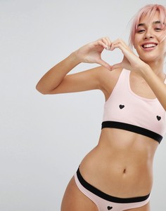 Бралетт Lazy Oaf All Heart - Розовый