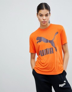 Оранжевая футболка Puma Classics - Оранжевый
