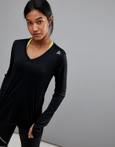 Лонгслив Reebok Running - Черный