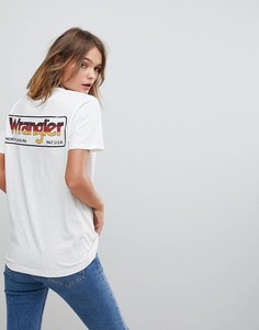 Футболка с логотипом сзади Wrangler - Белый