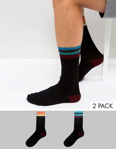 Черные носки с полосками Paul Smith Artist - Черный