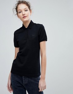 Футболка-поло с отделкой Fred Perry - Черный