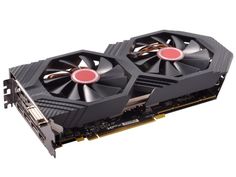 Видеокарта XFX Radeon RX-580 1366MHz PCI-E 4096Mb 7000Mhz 256 bit HDMI DVI-D RX-580P4DFD6