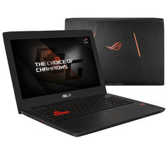 Ноутбук ASUS ROG GL502VM-FY053T 90NB0DR1-M01690 (Intel Core i7-6700HQ 2.6 GHz/12288Mb/1000Gb/No ODD/nVidia GeForce GTX 1060 6144Mb/Wi-Fi/Bluetooth/Cam/15.6/1920x1080/Windows 10 64-bit)