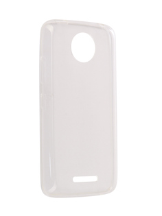 Аксессуар Чехол Motorola Moto C Plus SkinBox Slim Silicone case 4People Transparent T-S-MCP-005