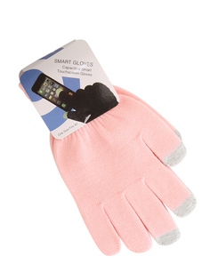 Теплые перчатки для сенсорных дисплеев Red Line р. M/L Pink / Grey Finger
