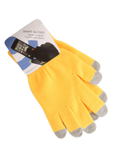 Теплые перчатки для сенсорных дисплеев Red Line р. M/L Light Yellow / Grey Finger