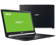 Ноутбук Acer Aspire A717-71G-72SV NX.GPFER.002 (Intel Core i7-7700HQ 2.8 GHz/16384Mb/1000Gb + 128Gb SSD/nVidia GeForce GTX 1060 6144Mb/Wi-Fi/Cam/17.3/1920x1080/Windows 10 64-bit)