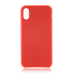 Аксессуар Чехол BROSCO Soft Rubber для APPLE iPhone X Red IPX-SOFTRUBBER-RED