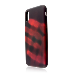 Аксессуар Чехол BROSCO Termo для APPLE iPhone X Black-Red IPX-TERMO-BLACK&RED