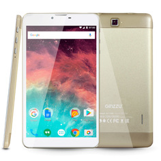 Планшет Ginzzu GT-7100 Gold (Spreadtrum SC7731G 1.3 GHz/1024Mb/8Gb/GPS/3G/Wi-Fi/Bluetooth/Cam/7.0/1024x600/Android)