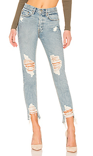 Укороченные джинсы скинни с высокой посадкой jeans - GRLFRND