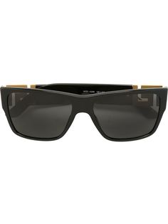 солнцезащитные очки с золотистыми деталями Versace