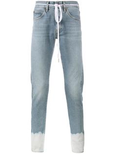 джинсы с контрастными манжетами Off-White