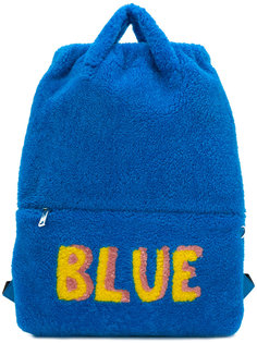 рюкзак со слоганом Blue Fendi
