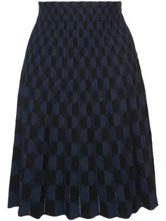 юбка с геометрическим узором Akris Punto
