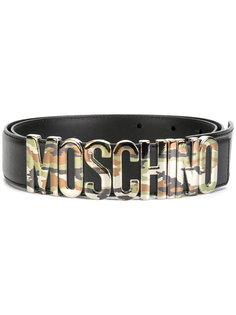 ремень с логотипом Moschino