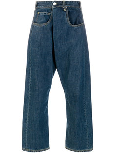 джинсы со складкой спереди JW Anderson