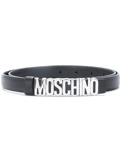 ремень с пряжкой-логотипом Moschino