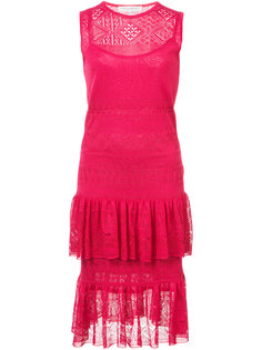 платье без рукавов с декоративной строчкой Pointella Carolina Herrera