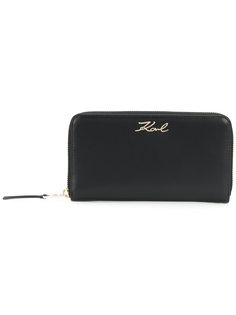 кошелек на молнии K/Signature Karl Lagerfeld