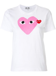 футболка с логотипом-сердцем  Comme Des Garçons Play