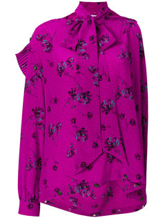 блузка с цветочным принтом Balenciaga