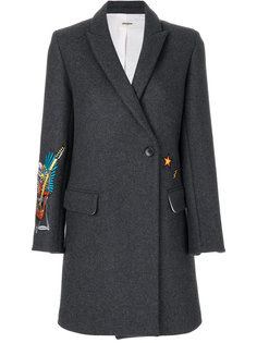 пальто с вышивкой Marco Deluxe Zadig & Voltaire