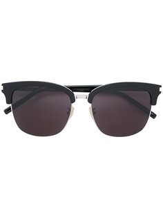 квадратные солнцезащитные очки с затемненными линзами Saint Laurent Eyewear