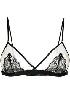 lace detail triangle bra Maison Close