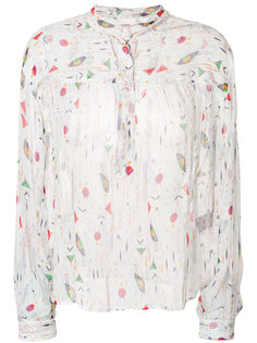 блузка с абстрактным принтом Isabel Marant Étoile