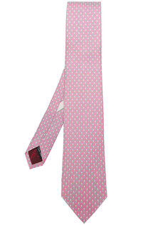 галстук с микро-принтом кроликов Salvatore Ferragamo