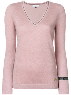 свитер с V-образным вырезом и блестками  Bella Freud