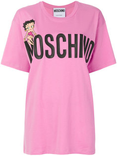 футболка свободного кроя Betty Boop Moschino