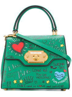 сумка-тоут с принтом граффити Dolce & Gabbana