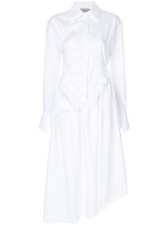асимметричное платье-рубашка Preen By Thornton Bregazzi
