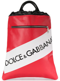 рюкзак на шнурке с панелью с логотипом Dolce & Gabbana