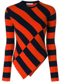 асимметричный свитер в полоску  Altuzarra