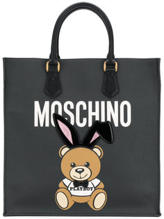 сумка-тоут с медведем Playboy Moschino