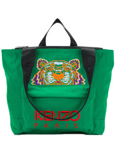 сумка-тоут с вышивкой тигра Kenzo