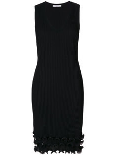 плиссированное платье с оборками Givenchy