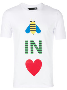футболка с принтом Be In Love Love Moschino