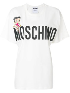 футболка с логотипом Betty Boop Moschino