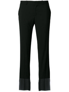 sheer hem tailored trousers Each X Other
