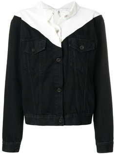 contrast fitted jacket Unravel Project
