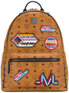 patch appliqué backpack MCM