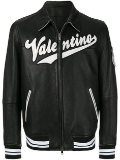 кожаная куртка-бомбер Valentino Valentino