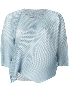 плиссированная блузка структурированного кроя Pleats Please By Issey Miyake